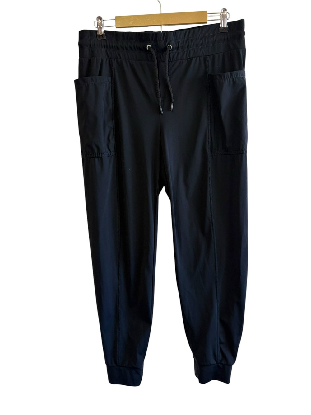 Anthropologie Marrakech Black Drawstring Waistband Joggers Athletic Loungewear